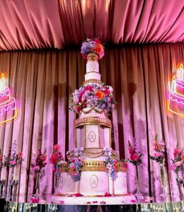 Bridgerton Inspired Cake