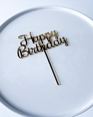 Add-on: Lux Gold Acrylic Topper