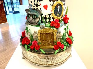 Alice in Wonderland Wedding Cake