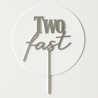 Add-on: Lux Silver Acrylic Topper