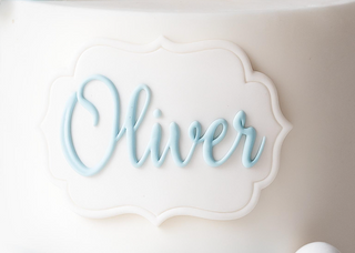 Name on cake - up to 9 characters