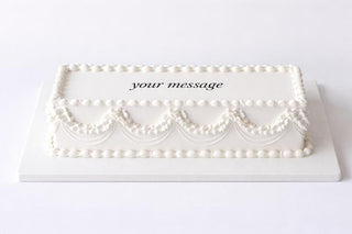 Rectangle Wedding Cake 