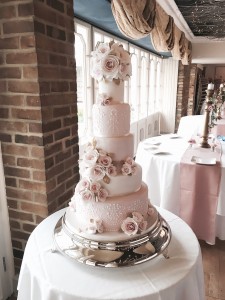 Wedding Cake at Gaynes Park. Essex Cake Makers