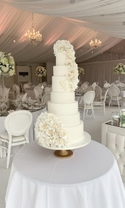 Wedding cake at Braxted Park. Essex Cake Makers