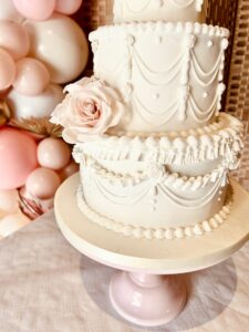 Vintage Piped Wedding Cakes