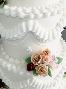 Vintage Piped Wedding Cakes