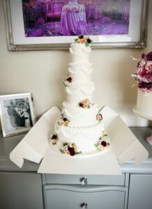 Vintage Piped Wedding Cakes