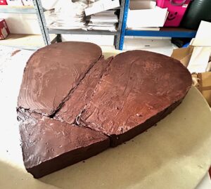 Giant Heart Cake